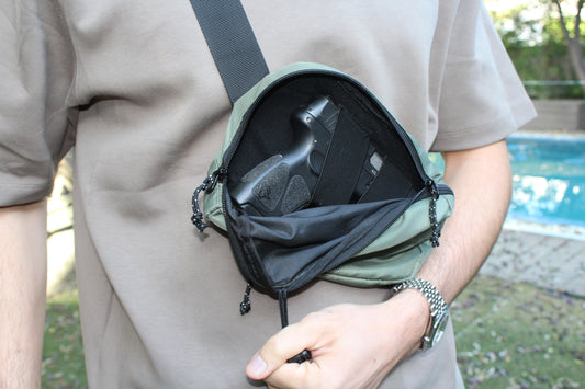 Goldaz Concealed Carry Pack -  פאוץ' לאקדח עם שליפה מהירה – עמיד, נוח ומעוצב